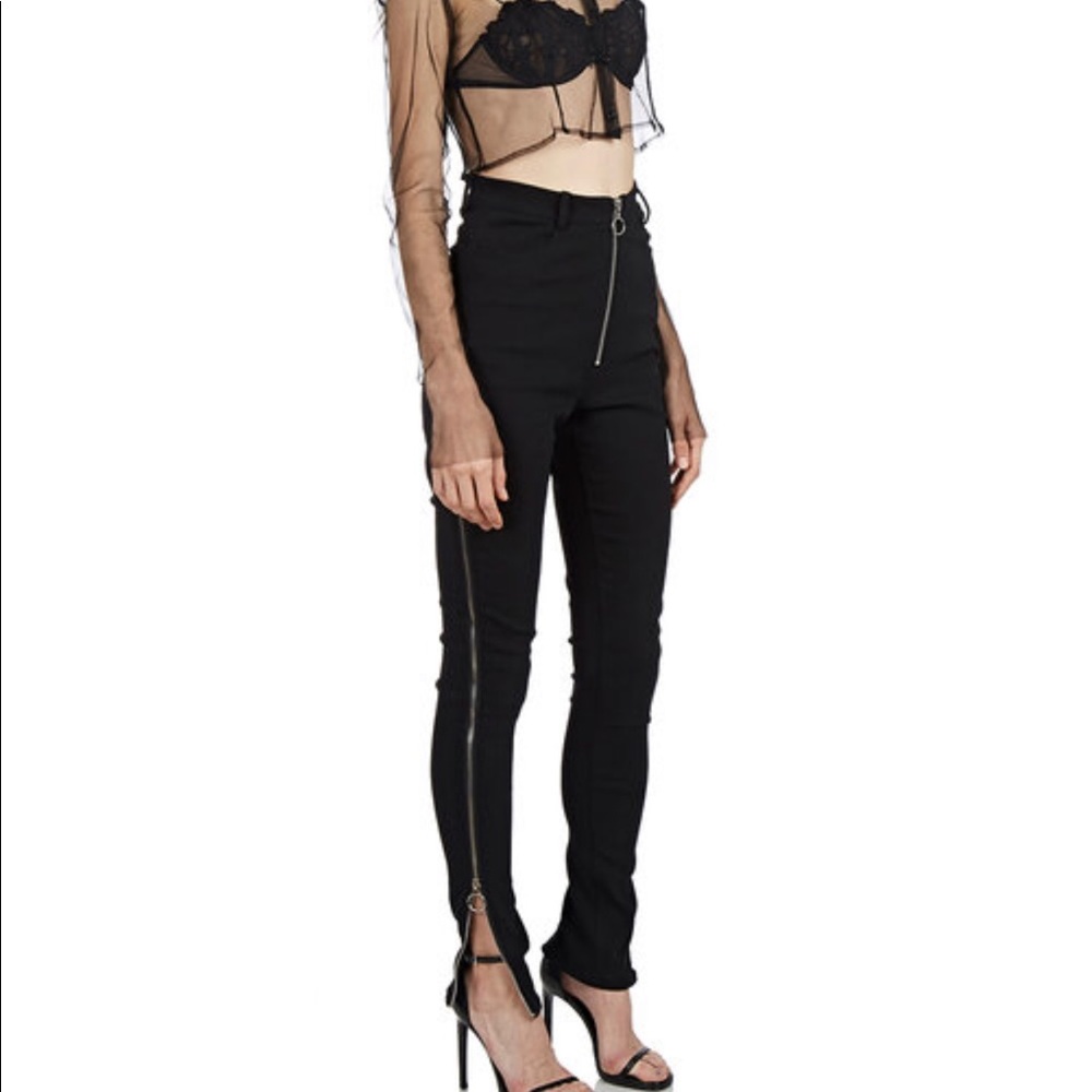danielle guizio zipper pants